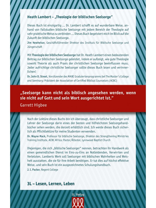 Theologie der biblischen Seelsorge